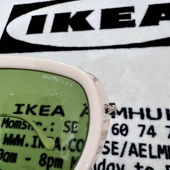 MONCLER LUNETTES Men's ML0128 Polarized Perforated Aviator Sunglasses - Picture 12 of 14